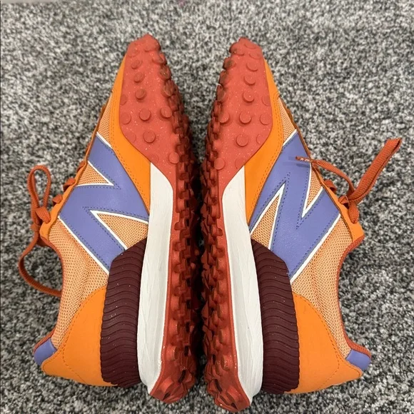 Figs New Balance Orange Athletic Workout Activewear Sneakers Unisex W 10.5/M 9 - Picture 8 of 10